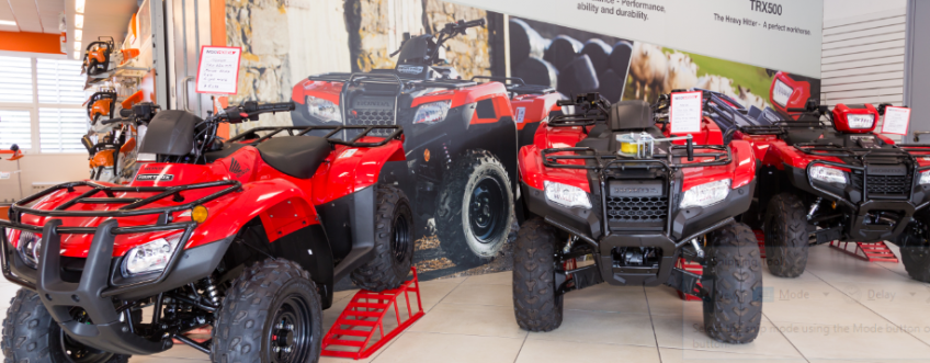 Save €2000 on the TRX500 Honda Quads