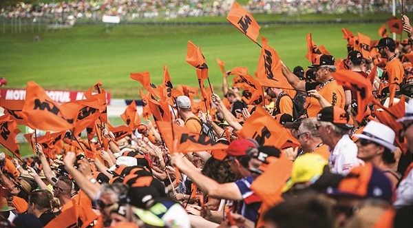 SILVERSTONE MOTOGP ROUND HOSTS KTM FAN STAND